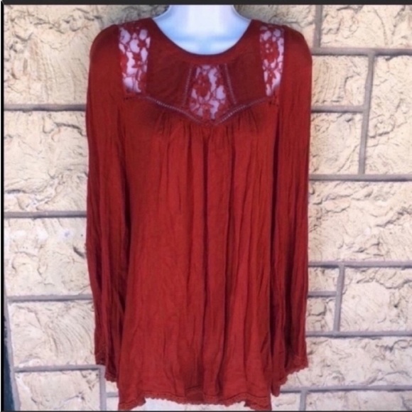 Tunic Top Flow Boho Burt Orange Amazing Top blouse
Med career casual look - Picture 9 of 11